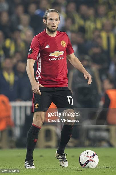 Daley Blind of Manchester United FCuring the UEFA Europa Leaguegroup A match between Fenerbahce and Manchester United on November 3, 2016 at the...