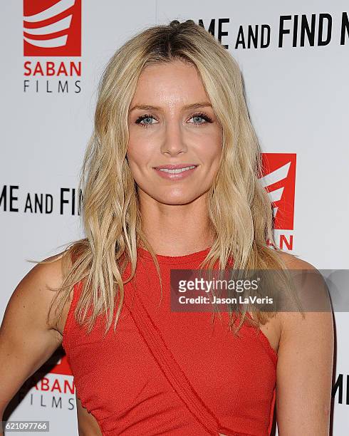 Actress Annabelle Wallis attends the premiere of "Come and Find Me" at Pacific Theatre at The Grove on November 3, 2016 in Los Angeles, California.