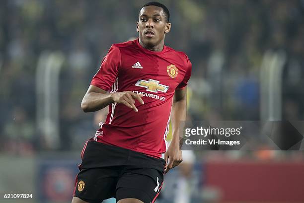 Anthony Martial of Manchester United FCuring the UEFA Europa Leaguegroup A match between Fenerbahce and Manchester United on November 3, 2016 at the...