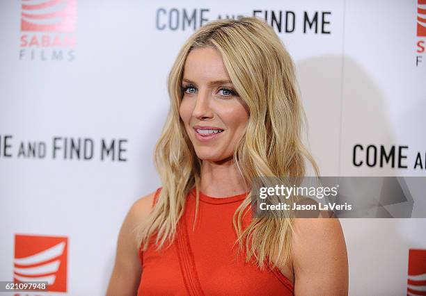 Actress Annabelle Wallis attends the premiere of "Come and Find Me" at Pacific Theatre at The Grove on November 3, 2016 in Los Angeles, California.