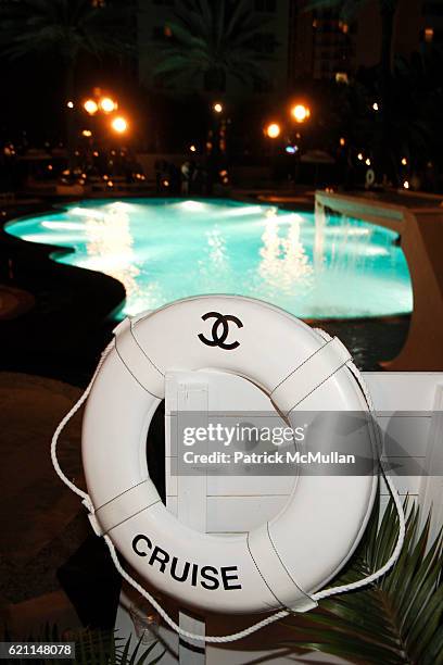 Atmosphere at CHANEL 2008 Cruise Collection - Afterparty at The Raleigh Hotel on May 15, 2008 in Miami Beach, FL.