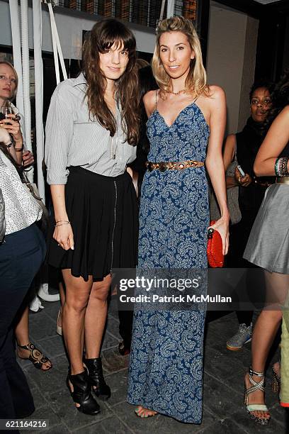 Jessie Cohan and Anastasia Rogers attend MEN.STYLE.COM "The Women of Fashion 2008" Party at SALON de NING on May 28, 2008 in New York City.