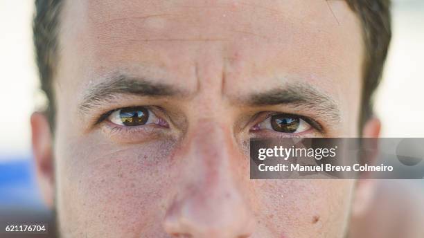 human face - animal head stockfoto's en -beelden