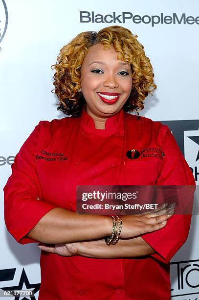 Chef Huda attends "Soul Lunch & Greens: A Charity Golf Experience" at Top Golf at MGM Grand Hotel & Casino during Soul Train Weekend on November 4,...