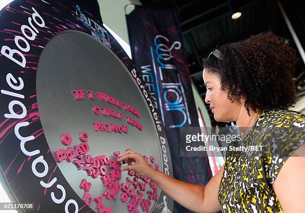 Guest attends "Soul Lunch & Greens: A Charity Golf Experience" at Top Golf at MGM Grand Hotel & Casino during Soul Train Weekend on November 4, 2016...