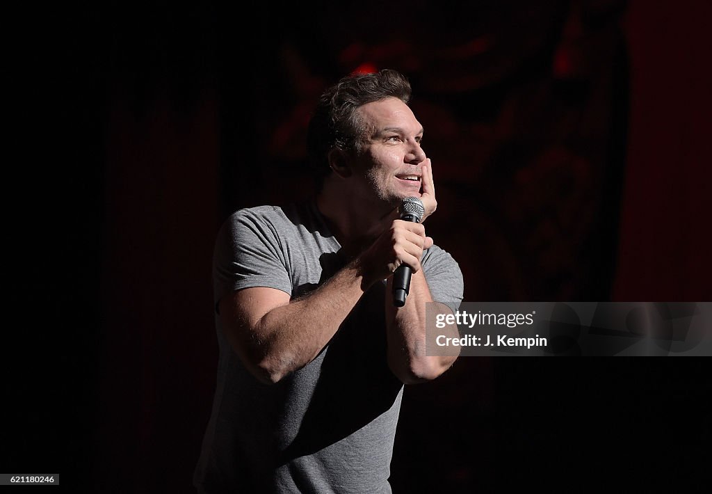 Dane Cook Smiling Comedian Dane Cook performs at The Beacon Theatre on November 4, 2016 ...