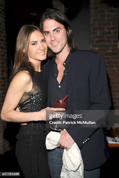 Zani Gugelmann and Diego Garcia attend Bella Movie Screening and Dinner at Los Dados on May 13, 2008 in New York City.