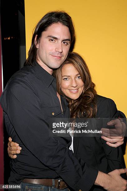 Diego Garcia and Kelly Klein attend Bella Movie Screening and Dinner at Los Dados on May 13, 2008 in New York City.