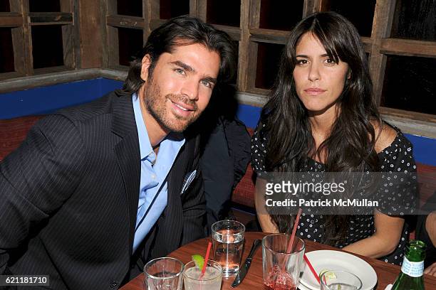 Eduardo Verastegui and Patricia Iglesias attend Bella Movie Screening and Dinner at Los Dados on May 13, 2008 in New York City.