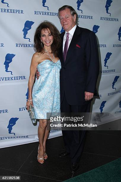 Susan Lucci and Helmut Huber attend PATTY SMYTH McENROE and JOHN McENROE to be Honored at RIVERKEEPER'S Annual Star-Studded FISHERMAN'S BALL at Pier...