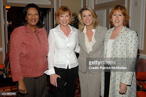 Jacqueline Adam, Kimberly Dozier, Deborah Norville and Ann Tisch attend Ann And Andrew Tisch Invite You To Join Them In Marketing The Publication...