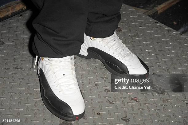 Nick Cannon, shoe detail, attends Wild 'N Out Live at Arena NYC on November 4, 2016 in New York City.