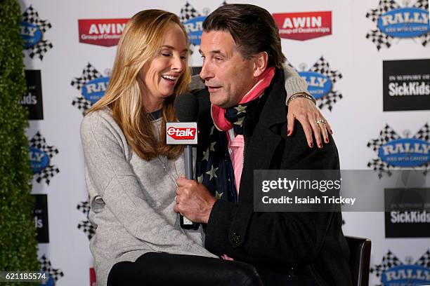 Chynna Phillips and actor Billy Baldwin attend the 9th annual Rally For Kids With Cancer Scavenger Cup Qualifiers Celebrity Draft Party at Cactus...