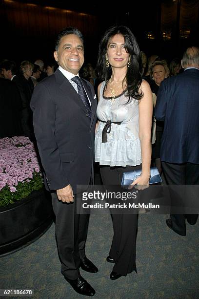 Joseph Moinian and Nazee Moinian attend "Through the Kitchen" Dinner at the Four Seasons Restaurant Benefiting the Irvington Institute Fellowship...