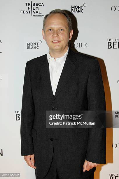 Jan-Patrick Schmitz attends MONTBLANC Afterparty for LOU REED's new film "BERLIN" for the TRIBECA FILM FESTIVAL at CORE: Club on May 4, 2008 in New...