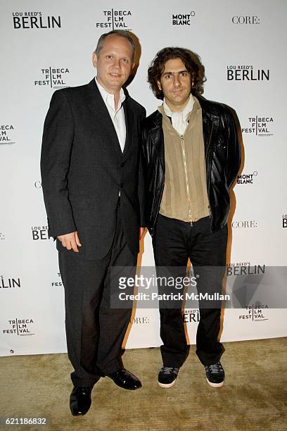 Jan-Patrick Schmitz and Michael Imperioli attend MONTBLANC Afterparty for LOU REED's new film "BERLIN" for the TRIBECA FILM FESTIVAL at CORE: Club on...
