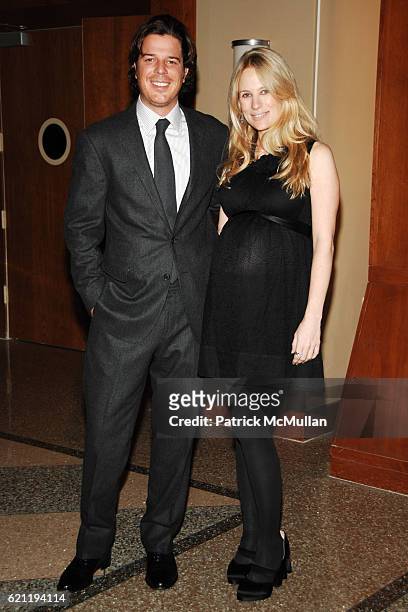 Colin McCabe and Rebekah McCabe attend INTERNATIONAL CENTER OF PHOTOGRAPHY's 24th Annual INFINITY AWARDS at Pier 60 on May 12, 2008 in New York City.