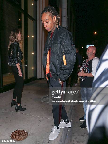 Wiz Khalifa is seen on November 05, 2016 in Los Angeles, California.