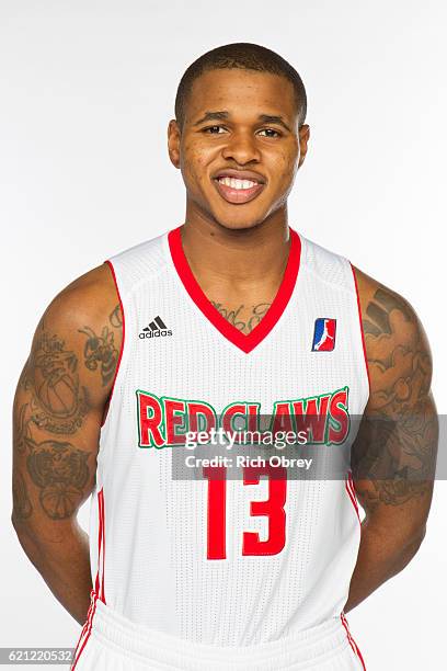 Marcus Georges-Hunt of the Maine Red Claws poses for a head shot during NBA D-League media day on November 4, 2016 at the Portland Expo in Portland,...