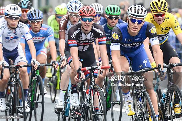 Chris Froome and Marcel Kittel, in action during the main Race, a 57km at the fouth edition of the Tour de France Saitama Criterium. On Saturday,...