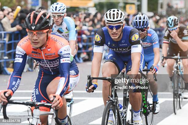 Marcel Kittel, seen inside the pelton during the main Race, a 57km on a circuit , at the fouth edition of the Tour de France Saitama Criterium. On...