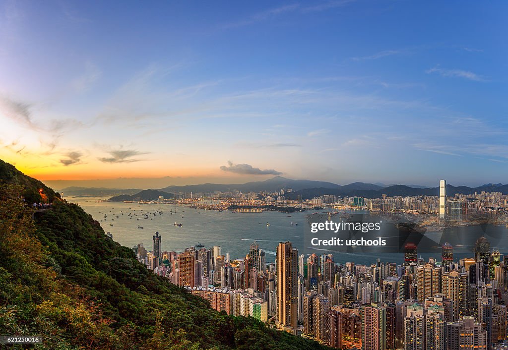 Puerto Victoria de Hong Kong 