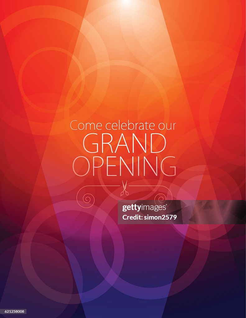 Inauguración tarjeta de invitación de lujo