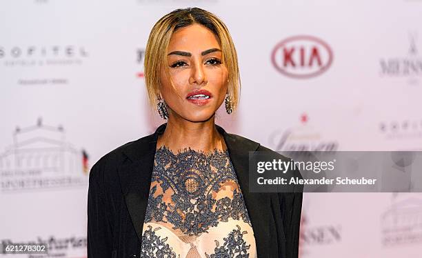 Sabrina Setlur poses during the German Sports Media Ball at Alte Oper on November 5, 2016 in Frankfurt am Main, Germany.