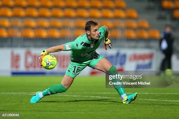 Lionel Cappone of Laval during the Ligue 2 match between Stade Lavallois and Le Havre AC on November 4, 2016 in Laval, France.