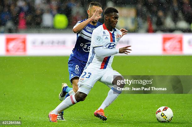 Jordy GASPAR of Lyon during the Ligue 1 match between Olympique Lyonnais and SC Bastia at Stade de Gerland on November 5, 2016 in Lyon, France.