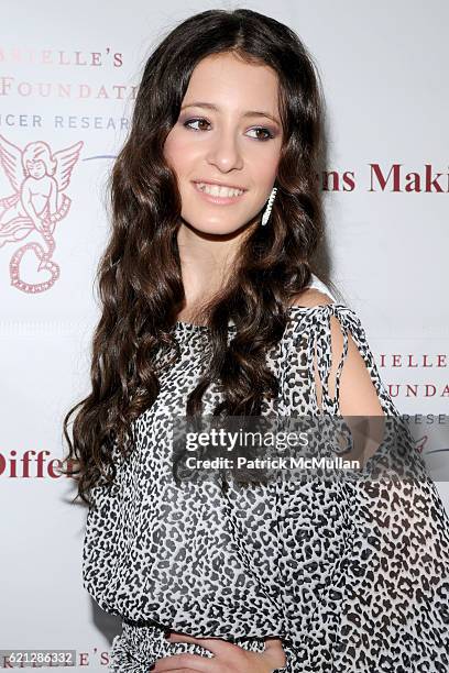 Tiffany Giardina attends Caribou Iced Coffee Presents TEENS MAKING A DIFFERENCE Event to benefit Gabrielle`s Angel Foundation for Cancer Research at...