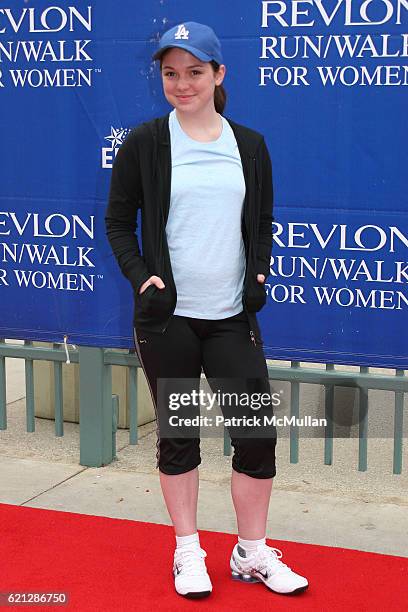 Jennifer Stone attends The 15th Annual EIF Revlon Run Walk For Women at Los Angeles Coliseum on May 10, 2008 in Los Angeles, CA.