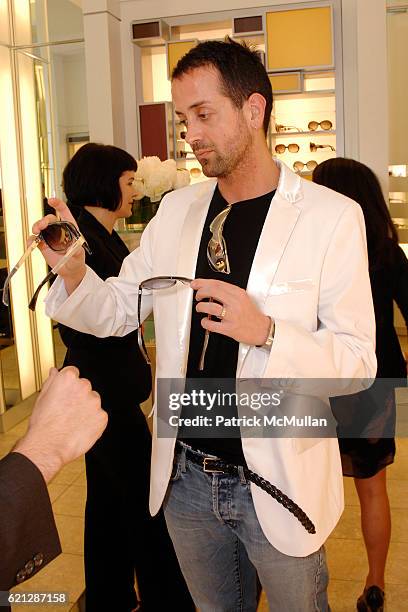 Roberto Sinagoga attends Tiffany & Co Trunk Show at ILORI at ILORI on May 29, 2008 in Beverly Hills, Ca.