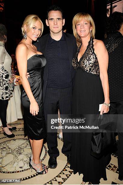 Tara Conner, Matt Dillon and Heather Hayes attend CARON New York Treatment Center's 2008 Annual Gala at Cipriani 42nd Street on May 29, 2008 in New...