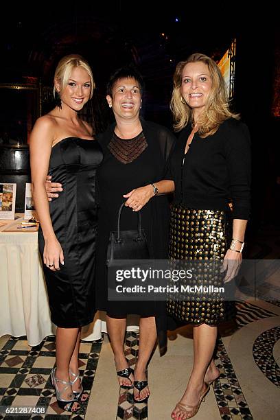 Tara Conner, Missy Orlando and Candy Sykes attend CARON New York Treatment Center's 2008 Annual Gala at Cipriani 42nd Street on May 29, 2008 in New...