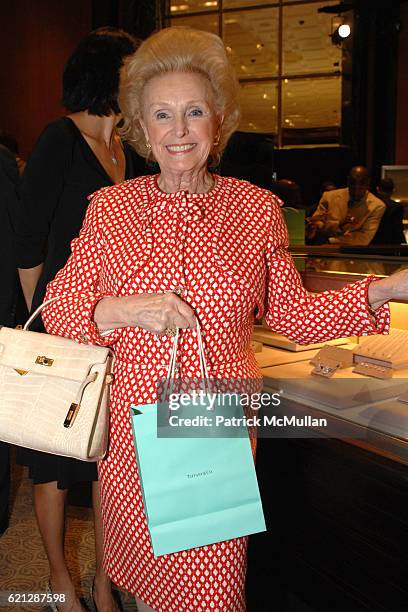 Ann Mara attends TIFFANY & CO. Hosts The NEW YORK GIANTS Superbowl Championship Ring Ceremony at Tiffany & Co. On May 29, 2008 in New York City.