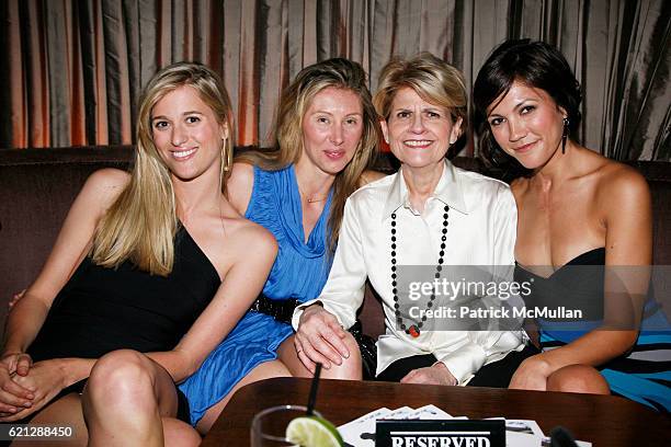 Nicole Ross, Alexis Dupre, Carmen Ferragano and Alana Harrington attend PEARL OF AFRICA at 1Oak on May 29, 2008 in New York City.