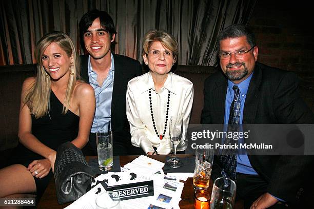 Nicole Ross, Jared Green, Carmen Ferragano and Mike Haglund attend PEARL OF AFRICA at 1Oak on May 29, 2008 in New York City.