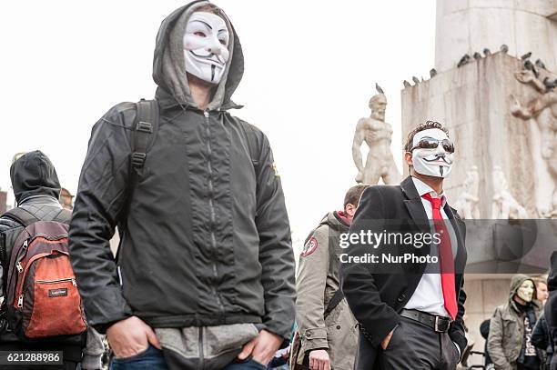 Anonymous-inspired activists are taking to the streets of Amsterdam on November 5, as part of a global movement. Hiding behind symbolic Anonymous...