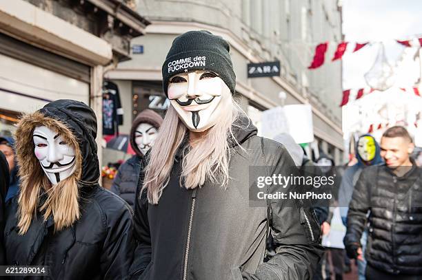 Anonymous-inspired activists are taking to the streets of Amsterdam on November 5, as part of a global movement. Hiding behind symbolic Anonymous...