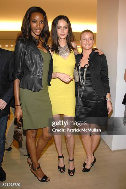 Quiana Grant and Nicole Trunfio attend FERRAGAMO Presents RENNAISSANCE Art Exhibition Opening hosted by Lake Bell and Eva Amurri at Salvatore...