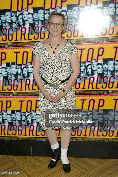 Mary Beth Hurt attends "TOP GIRLS" Broadway Opening After Party at Hard Rock Cafe on May 7, 2008 in New York City.