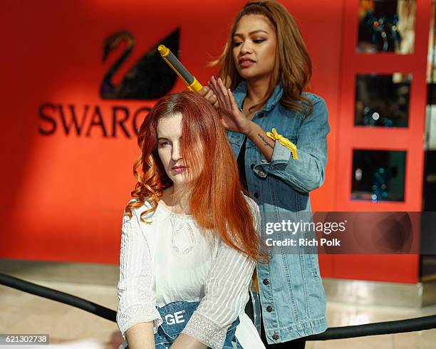 Guests enjoy the Westfield Topanga x Elle.com Fall Trend Report at Westfield Topanga on November 5, 2016 in Canoga Park, California.