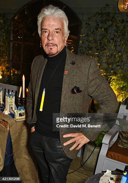 Nicky Haslam attends The Ivy Chelsea Garden's Guy Fawkes party on November 5, 2016 in London, England.