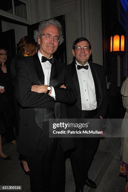 Thomas Lentz and Scott Black attend Prelude: Toasting a New Century at the HARVARD ART MUSEUM at Fogg Museum Cambridge MA on May 17, 2008.