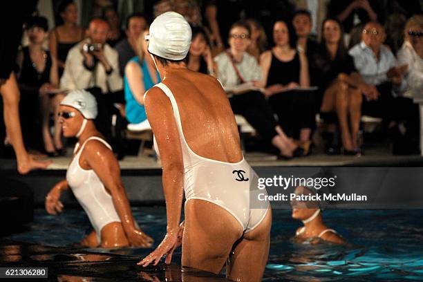 Runway and USA National Synchronized Swim Team attend CHANEL 2008 Cruise Collection - Runway at The Raleigh Hotel on May 15, 2008 in Miami Beach, FL.