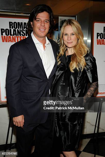 Colin McCabe and Rebekah McCabe attend HBO Documentary Films' New York Premiere of "ROMAN POLANSKI: Wanted and Desired" at The Paris Theater on May...