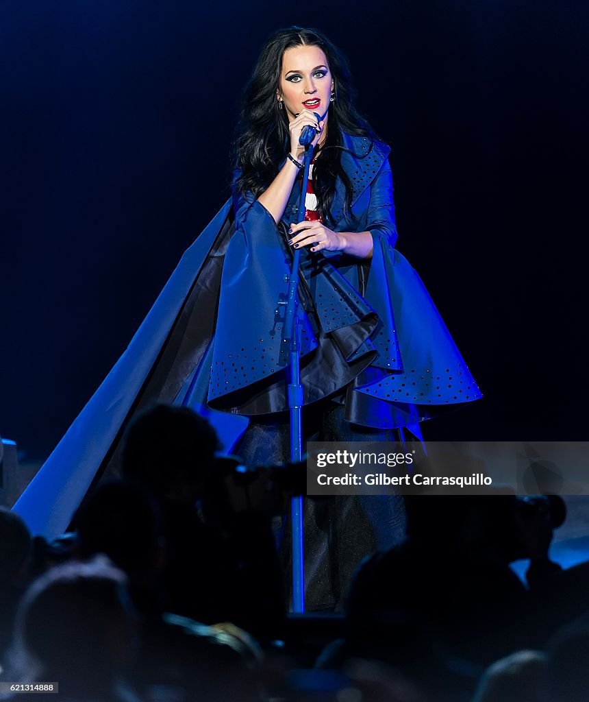 Katy Perry Holds Get Out The Vote Concert In Support Of Hillary Clinton In Philadelphia, Pennsylvania
