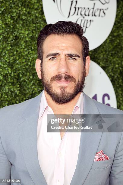 Commentator Kenny Florian at the 2016 Breeders' Cup World Championships at Santa Anita Park on November 5, 2016 in Arcadia, California.