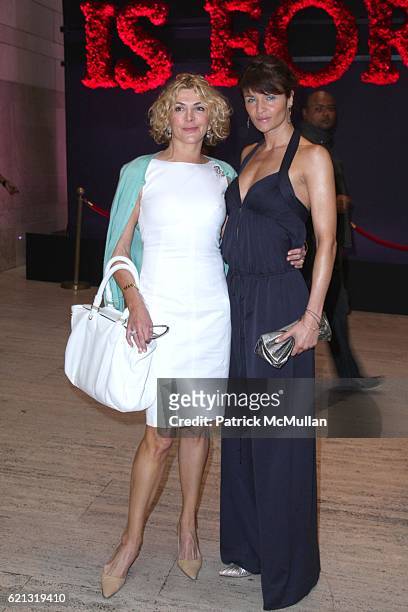 Natasha Richardson and Helena Christensen attend A DIAMOND IS FOREVER Host a Spring Lunch Honoring ANTONY TODD at Grand Central Station on May 6,...